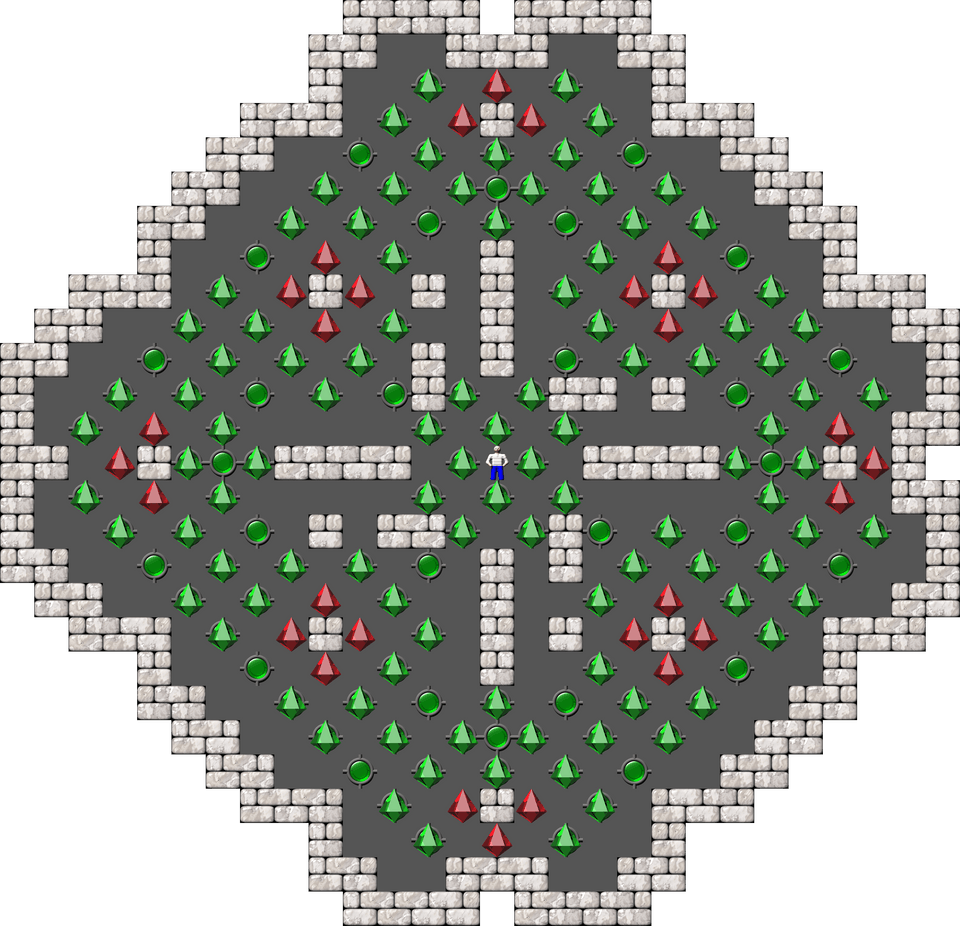 Sokoban Sasquatch 07 Arranged level 108